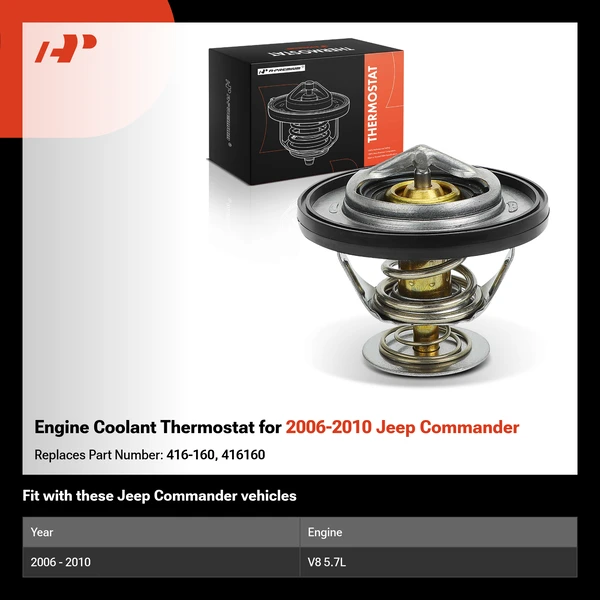 Engine Coolant Thermostat for 2006-2010 Jeep Commander
