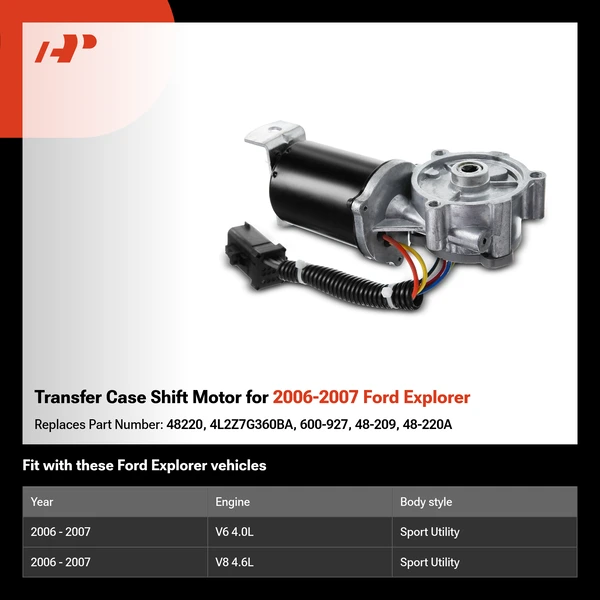 Transfer Case Shift Motor for 2006-2007 Ford Explorer