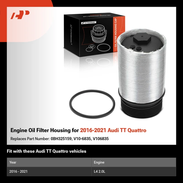 Engine Oil Filter Housing for 2016-2021 Audi TT Quattro