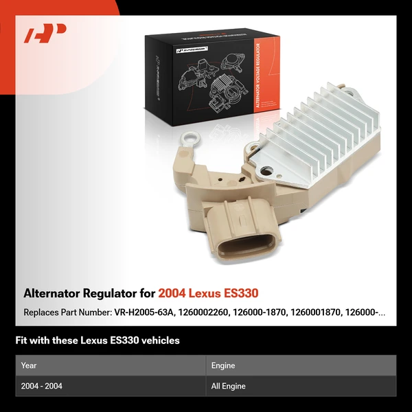 Alternator Regulator for 2004 Lexus ES330