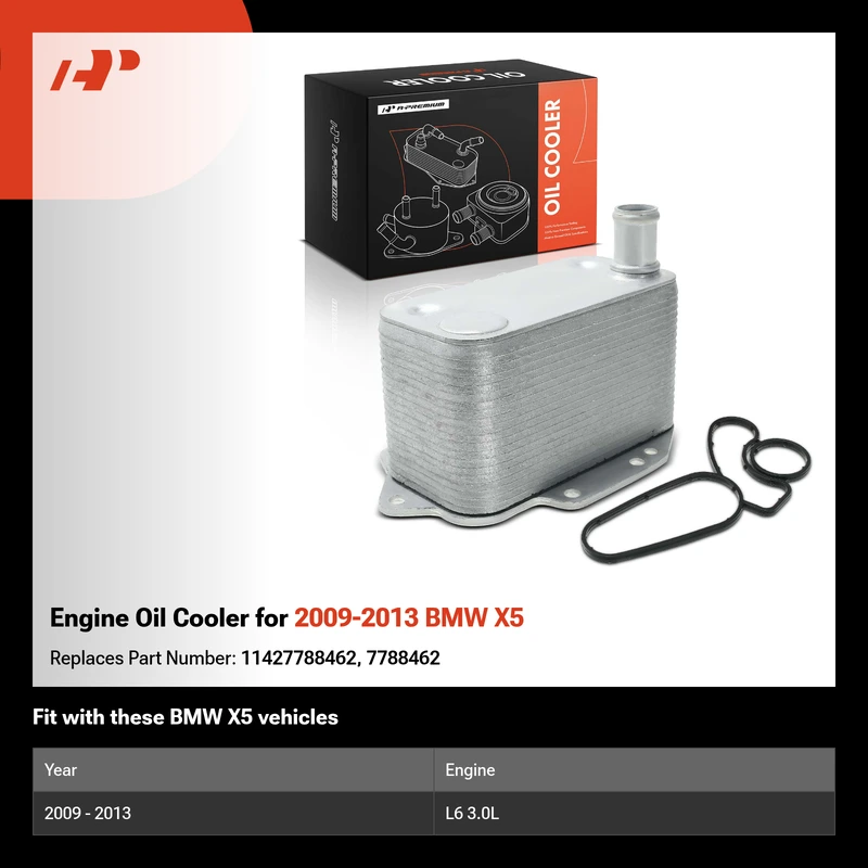 Engine Oil Cooler for 2009-2013 BMW X5