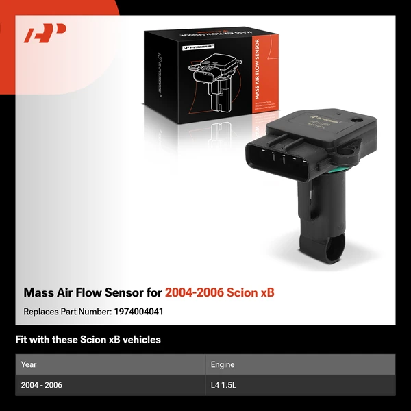 Mass Air Flow Sensor for 2004-2006 Scion xB