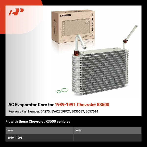 AC Evaporator Core for 1989-1991 Chevrolet R3500