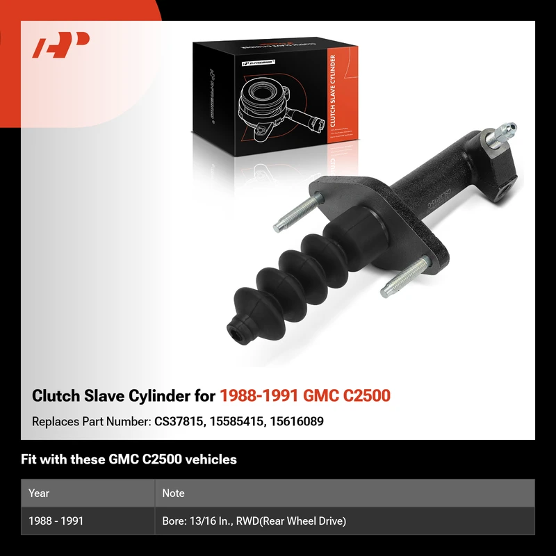 Clutch Slave Cylinder for 1988-1991 GMC C2500