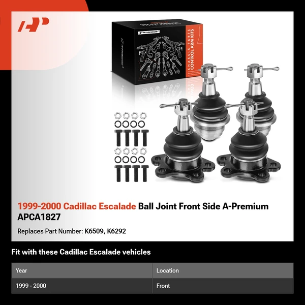1999-2000 Cadillac Escalade Ball Joint Front Side A-Premium APCA1827