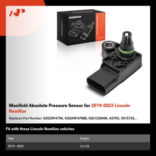 Manifold Absolute Pressure Sensor for 2019-2023 Lincoln Nautilus