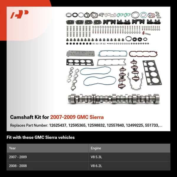Camshaft Kit for 2007-2009 GMC Sierra