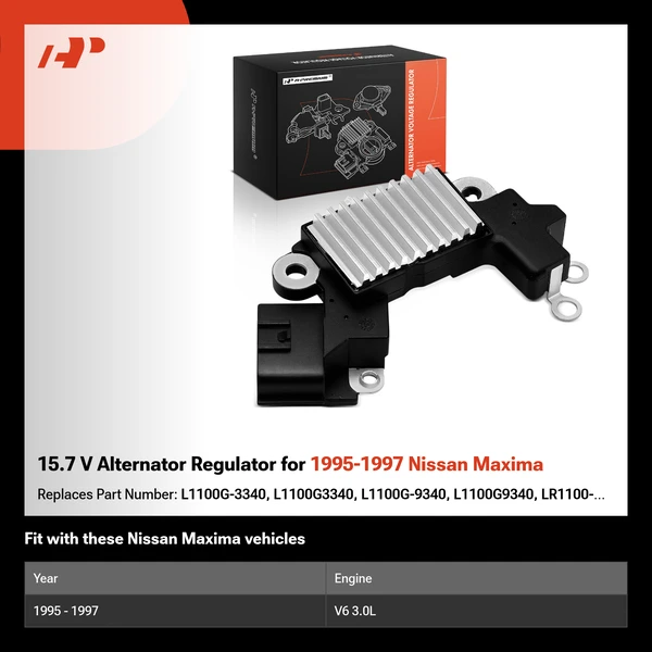 15.7 V Alternator Regulator for 1995-1997 Nissan Maxima