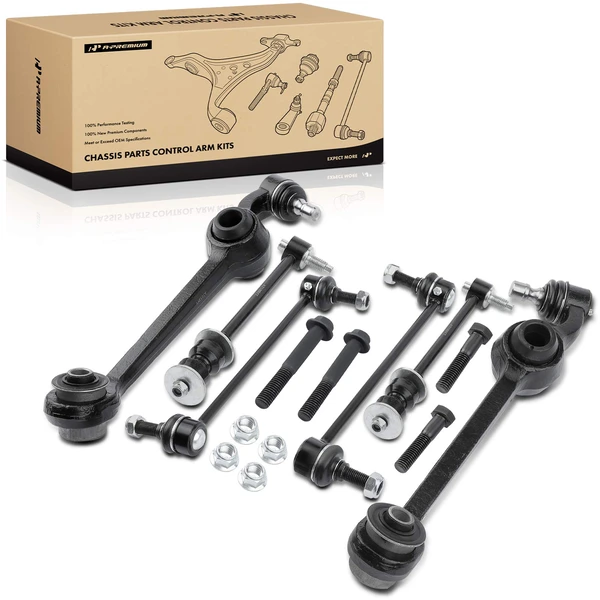 1993-1997 Dodge Intrepid A Set of 6 Control Arm and Sway Bar Link Kit Front Side A-Premium APCA2711