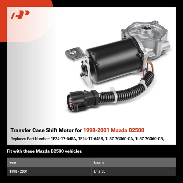 Transfer Case Shift Motor for 1998-2001 Mazda B2500