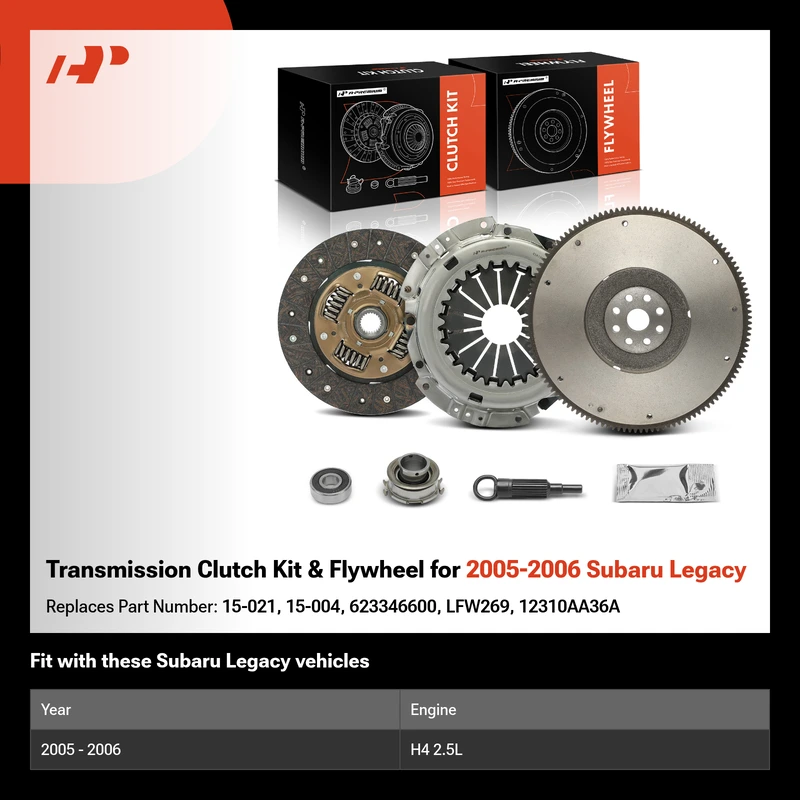 Transmission Clutch Kit & Flywheel for 2005-2006 Subaru Legacy