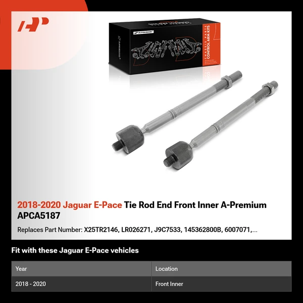 2018-2020 Jaguar E-Pace Tie Rod End Front Inner A-Premium APCA5187