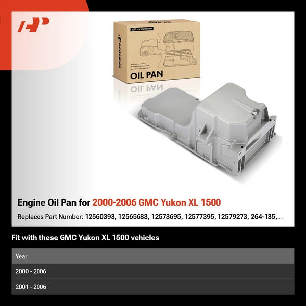 Engine Oil Pan for 2000-2006 GMC Yukon XL 1500
