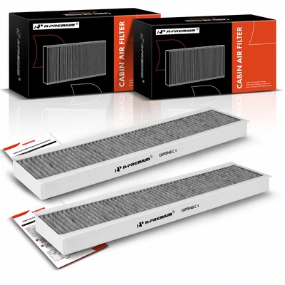 2 Pcs Activated Carbon Cabin Air Filter