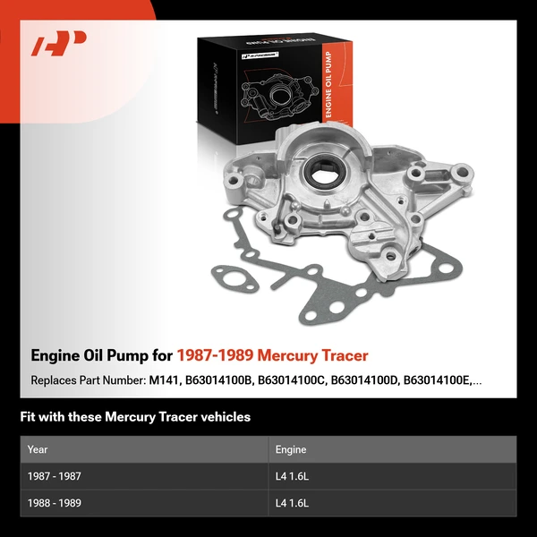 Engine Oil Pump for 1987-1989 Mercury Tracer