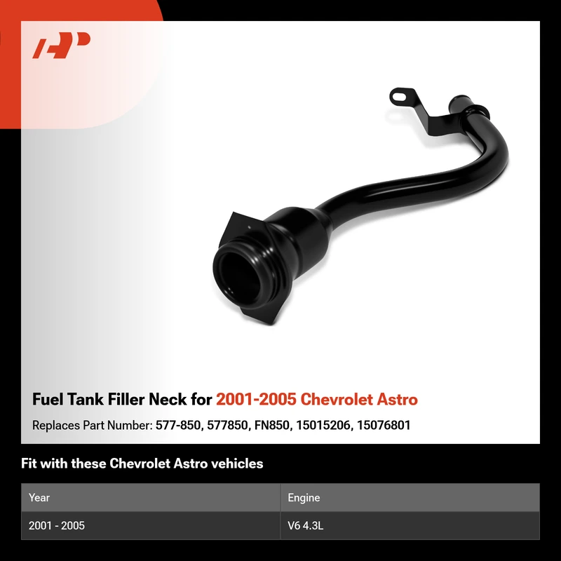 Fuel Tank Filler Neck for 2001-2005 Chevrolet Astro