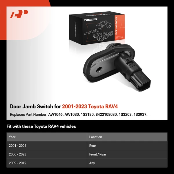 Door Jamb Switch for 2001-2023 Toyota RAV4