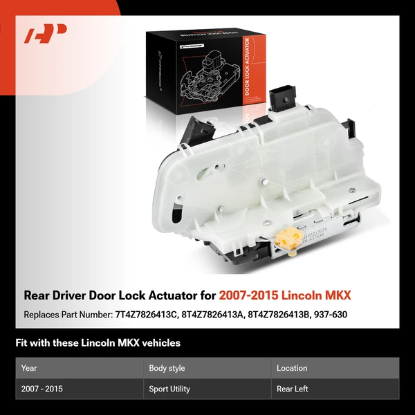 Rear Driver Door Lock Actuator for 2007-2015 Lincoln MKX