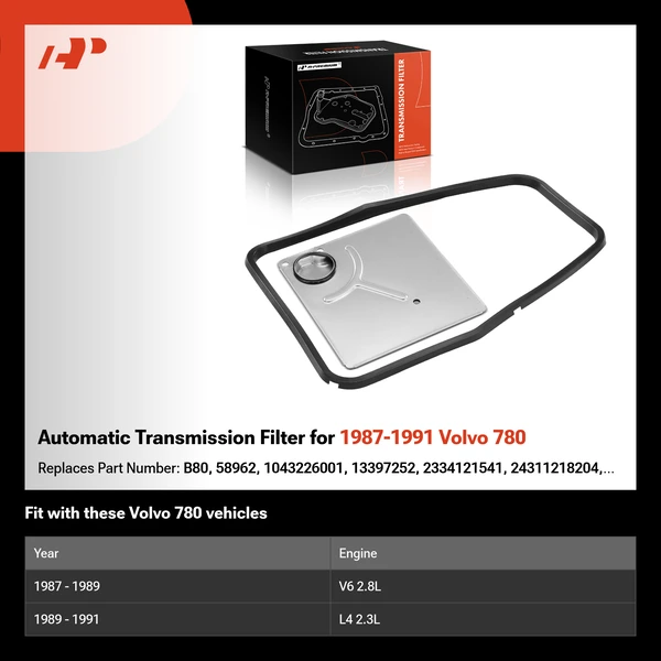 Automatic Transmission Filter for 1987-1991 Volvo 780