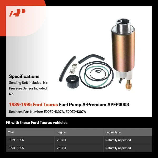1989-1995 Ford Taurus Fuel Pump A-Premium APFP0003