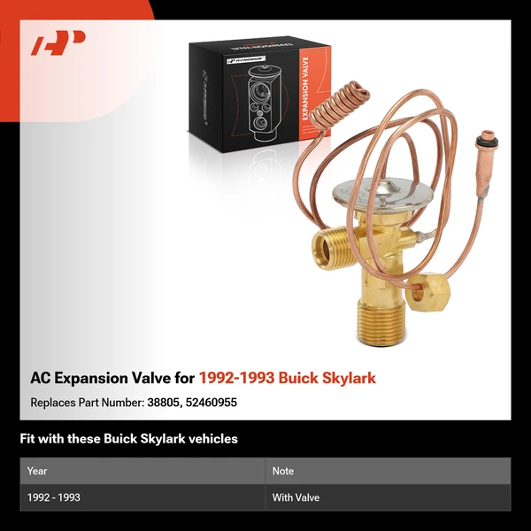 AC Expansion Valve for 1992-1993 Buick Skylark