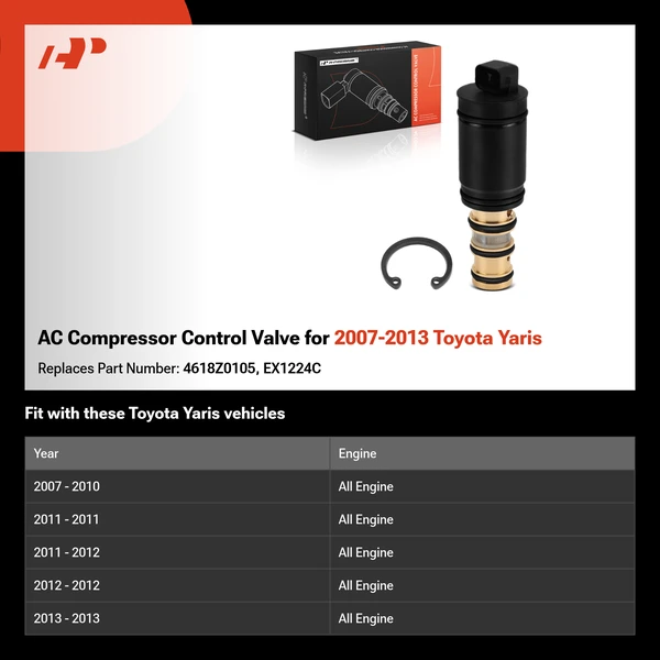 AC Compressor Control Valve for 2007-2013 Toyota Yaris