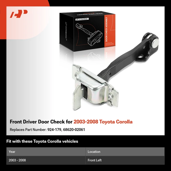 Front Driver Door Check for 2003-2008 Toyota Corolla