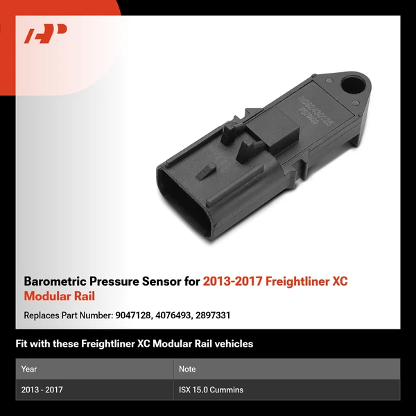 Barometric Pressure Sensor for 2013-2017 Freightliner XC Modular Rail