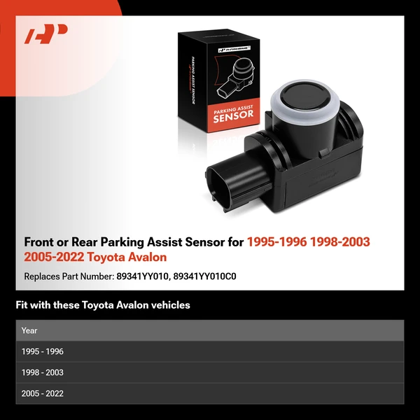 Front or Rear Parking Assist Sensor for 1995-1996 1998-2003 2005-2022 Toyota Avalon