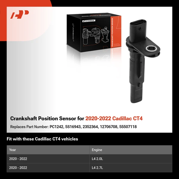 Crankshaft Position Sensor for 2020-2022 Cadillac CT4