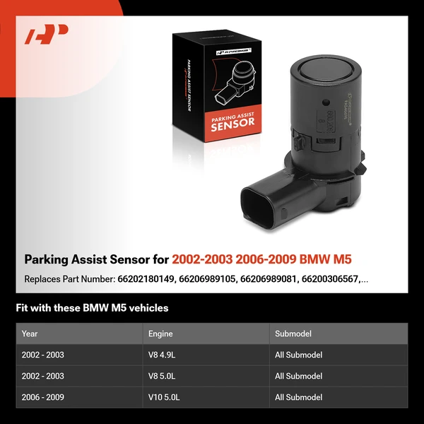 Parking Assist Sensor for 2002-2003 2006-2009 BMW M5