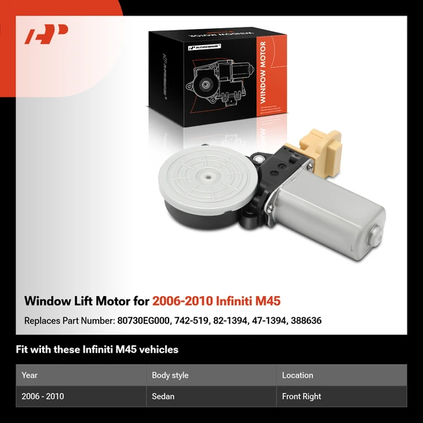 Window Lift Motor for 2006-2010 Infiniti M45