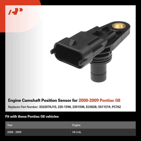 Engine Camshaft Position Sensor for 2008-2009 Pontiac G8