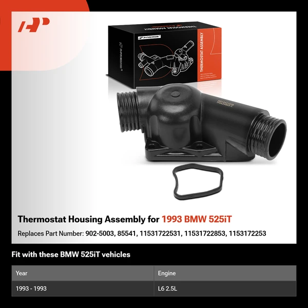 Thermostat Housing Assembly for 1993 BMW 525iT