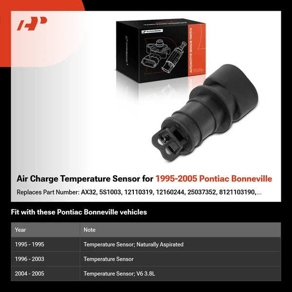 Air Charge Temperature Sensor for 1995-2005 Pontiac Bonneville