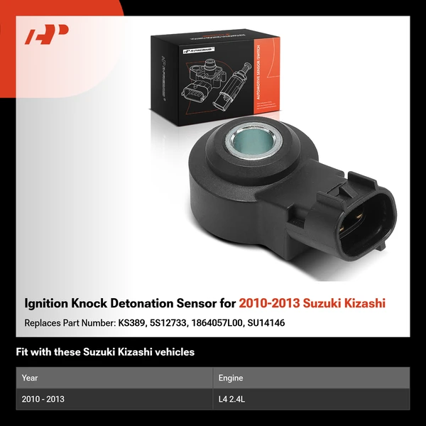 Ignition Knock Detonation Sensor for 2010-2013 Suzuki Kizashi