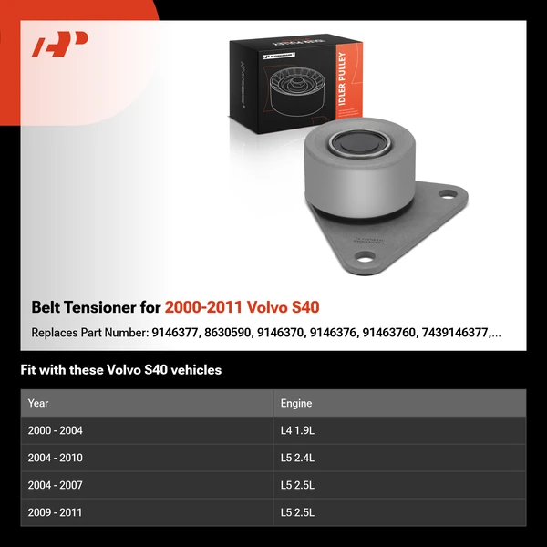 Belt Tensioner for 2000-2011 Volvo S40