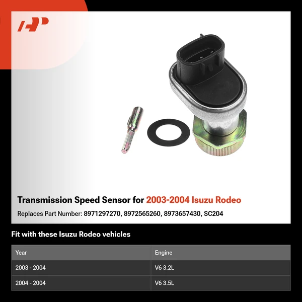 Transmission Speed Sensor for 2003-2004 Isuzu Rodeo