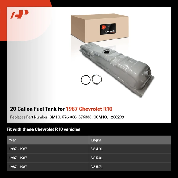 20 Gallon Fuel Tank for 1987 Chevrolet R10
