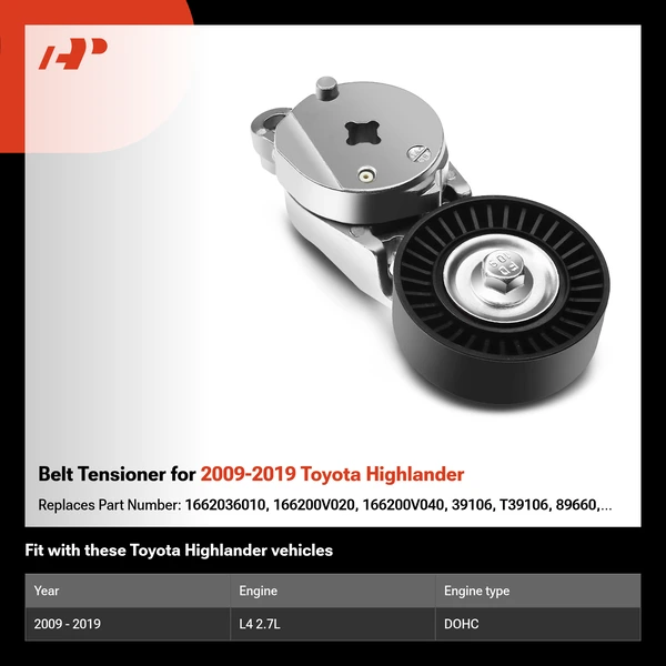 Belt Tensioner for 2009-2019 Toyota Highlander