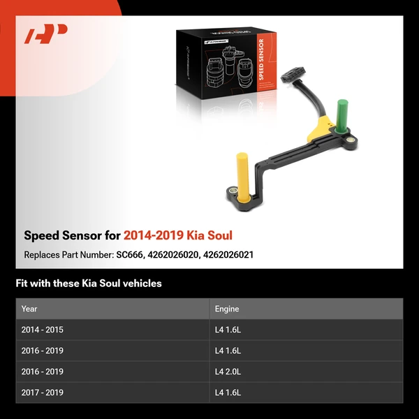 Speed Sensor for 2014-2019 Kia Soul