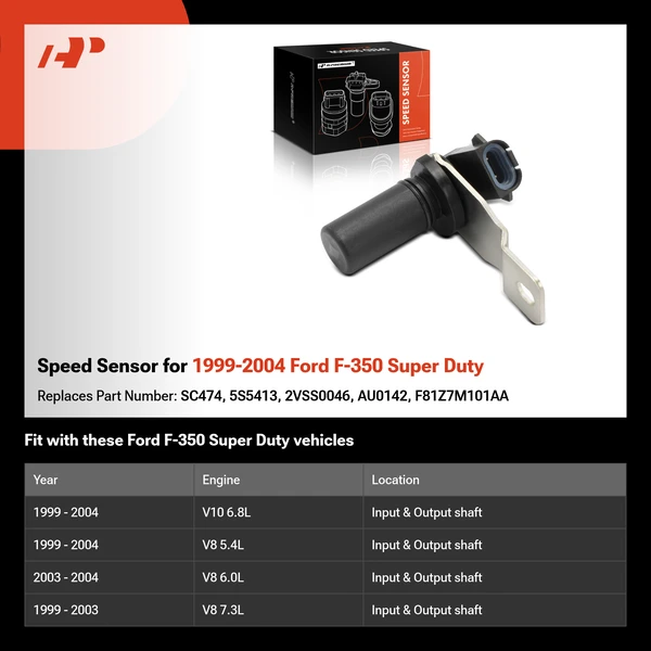 Speed Sensor for 1999-2004 Ford F-350 Super Duty