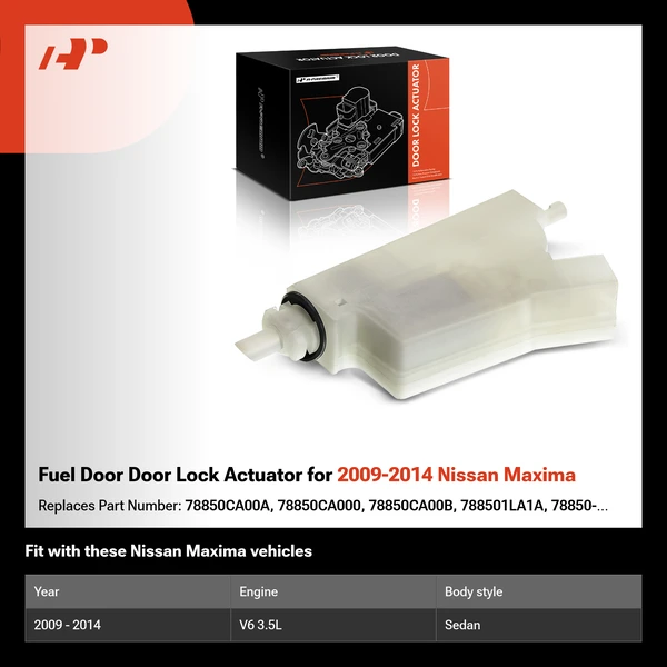 Fuel Door Door Lock Actuator for 2009-2014 Nissan Maxima