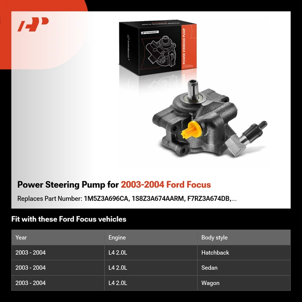 Power Steering Pump for 2003-2004 Ford Focus