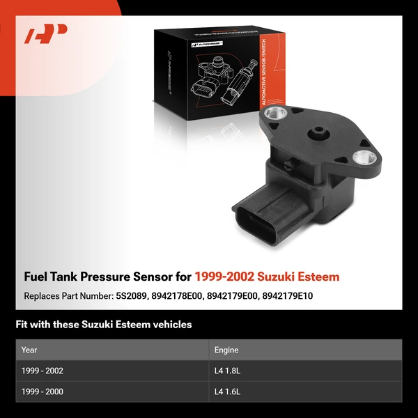 Fuel Tank Pressure Sensor for 1999-2002 Suzuki Esteem