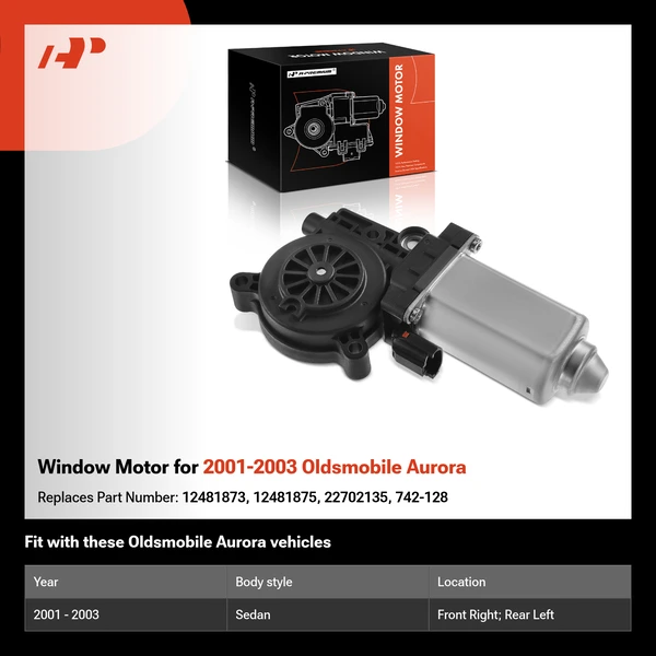 Window Motor for 2001-2003 Oldsmobile Aurora