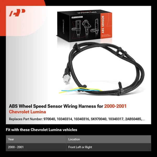 ABS Wheel Speed Sensor Wiring Harness for 2000-2001 Chevrolet Lumina