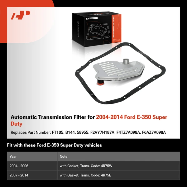 Automatic Transmission Filter for 2004-2014 Ford E-350 Super Duty
