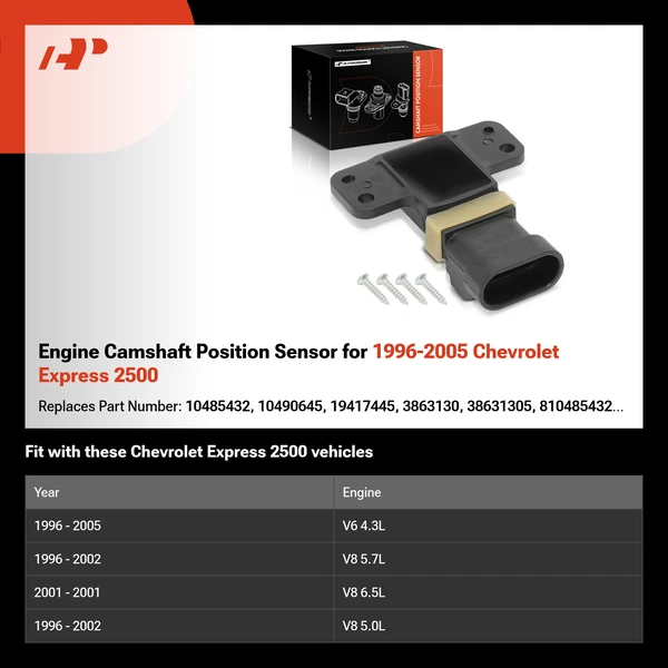 Engine Camshaft Position Sensor for 1996-2005 Chevrolet Express 2500