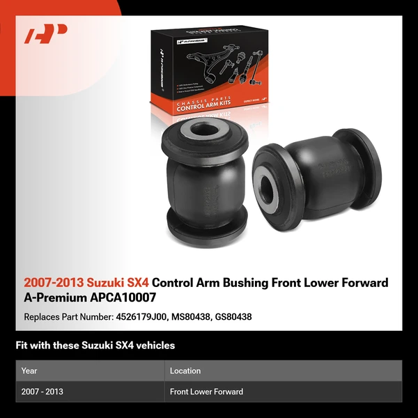 2007-2013 Suzuki SX4 Control Arm Bushing Front Lower Forward A-Premium APCA10007